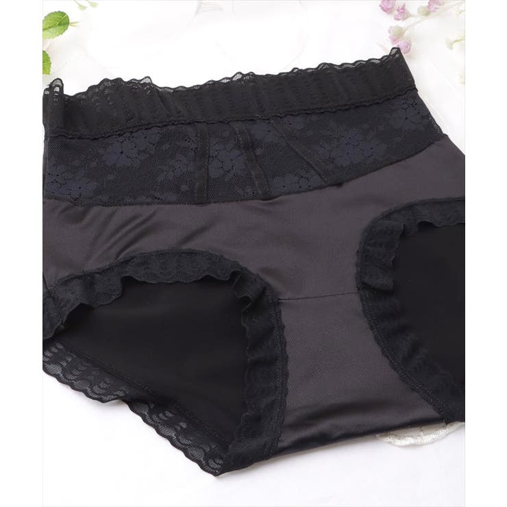 【6枚セット】ハイウエストサテンレースドッキングショーツ 女性 レディース | レースレディース  | 詳細画像10 