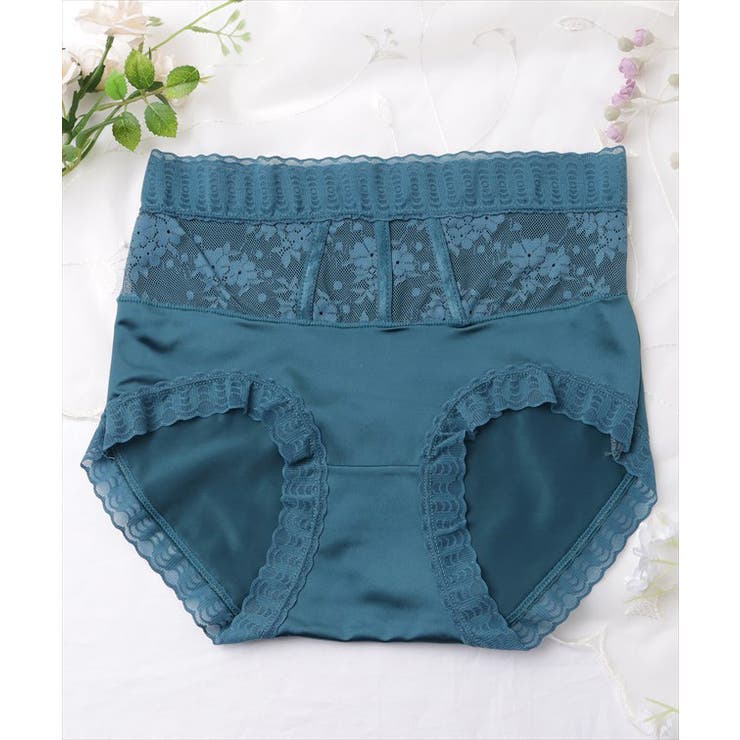 【6枚セット】ハイウエストサテンレースドッキングショーツ 女性 レディース | レースレディース  | 詳細画像11 