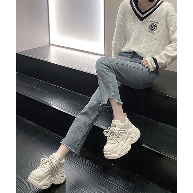 超厚底 メッシュ ワイド | レースレディース  | 詳細画像7 