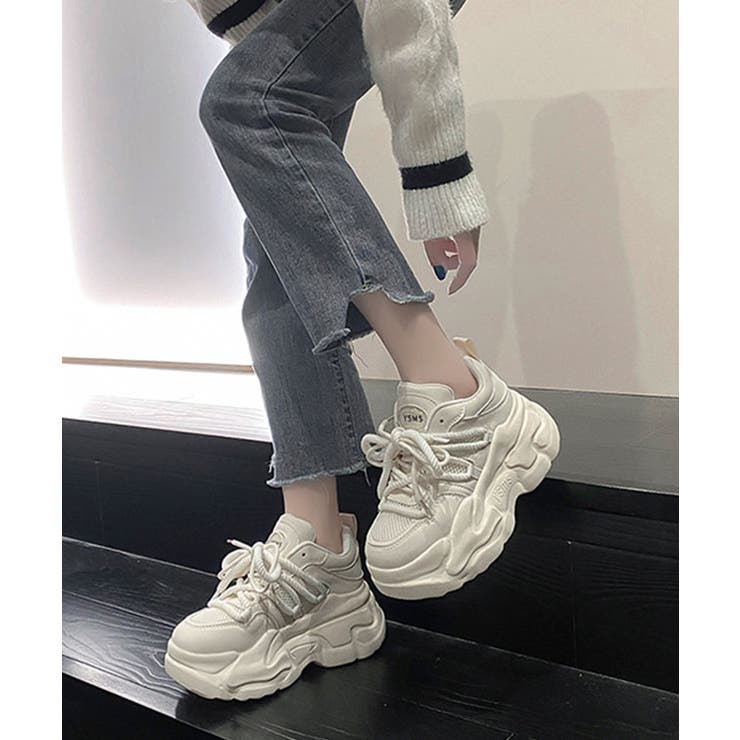 超厚底 メッシュ ワイド | レースレディース  | 詳細画像8 