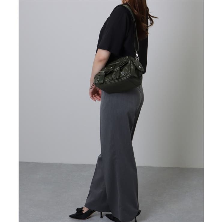 フェイクレザー 多ポケット スクエア | レースレディース  | 詳細画像9 