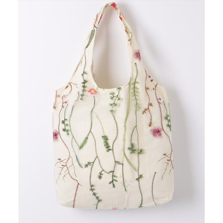 刺繍柄　グラニーバッグ　ハンドメイド 楽天市場】花モチーフのグラニーバッグ｜ウオッシュコットン