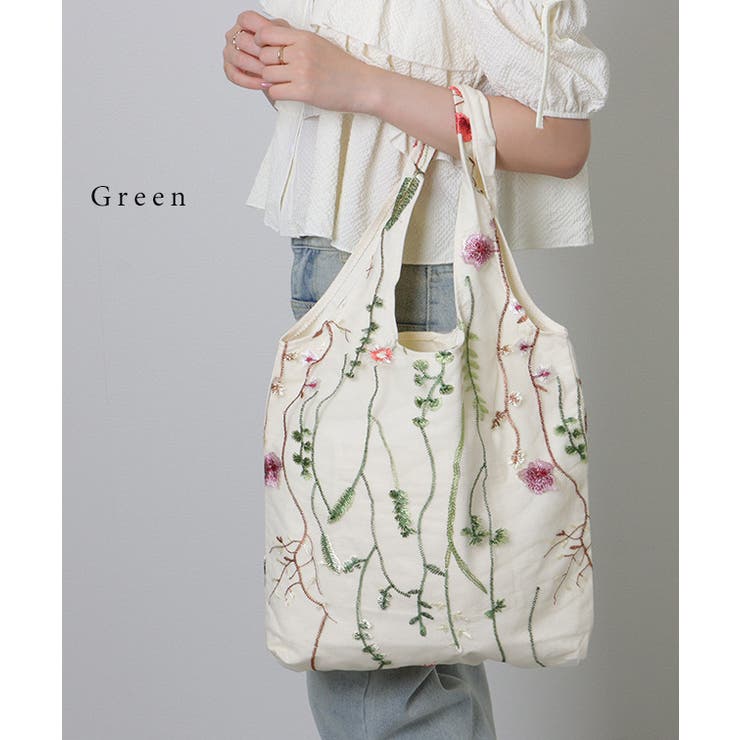 ロラライハリス♡ライトブルーWレースデニム♡刺繍のショルダーバッグ♡ ロラライハリス♡ライトブルーWレースデニム♡刺繍のショルダー