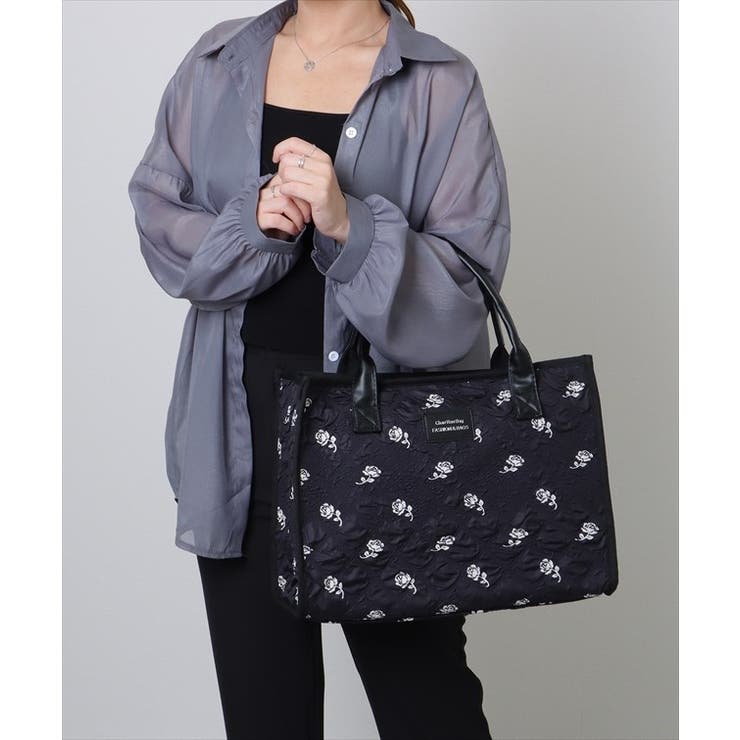 花柄 スクエア くしゅくしゅ | レースレディース  | 詳細画像4 