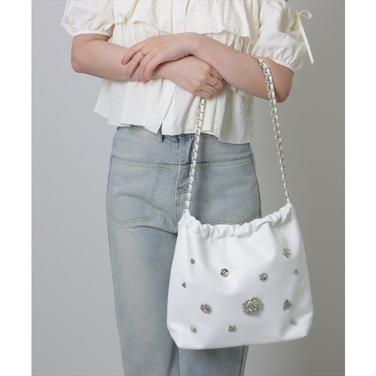 メタリック モチーフ付き 巾着 | レースレディース  | 詳細画像16 