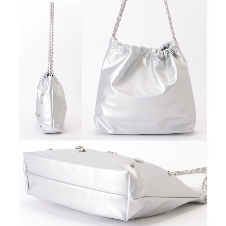 メタリック モチーフ付き 巾着 | レースレディース  | 詳細画像18 