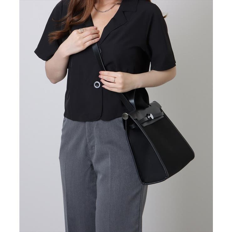 キャンバス フェイクレザー 2WAY | レースレディース  | 詳細画像5 