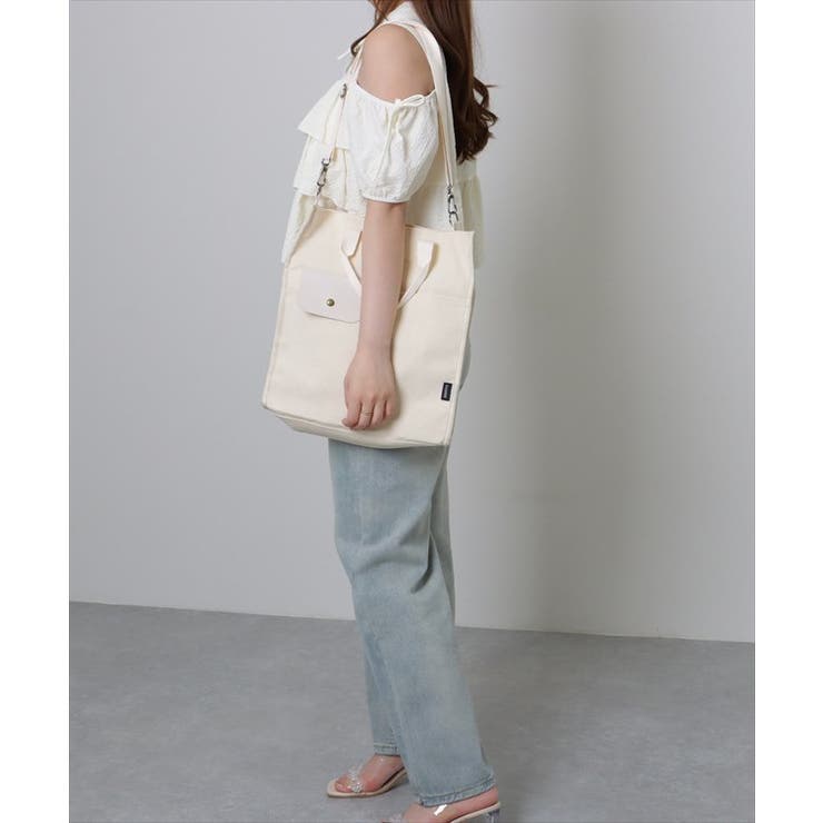 異素材ミックス 2WAY スクエア | レースレディース  | 詳細画像14 