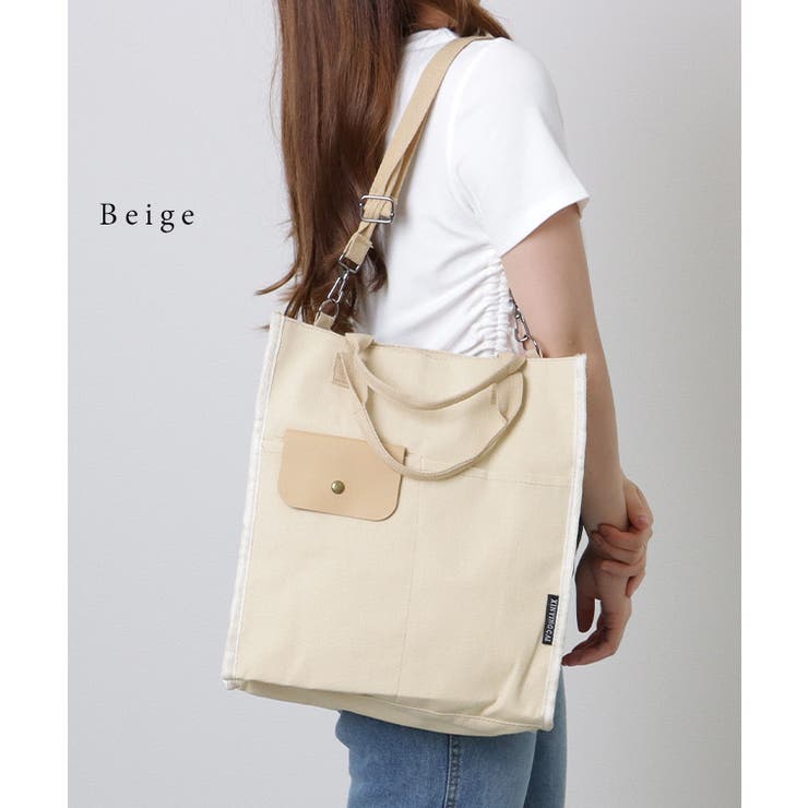 異素材ミックス 2WAY スクエア | レースレディース  | 詳細画像9 