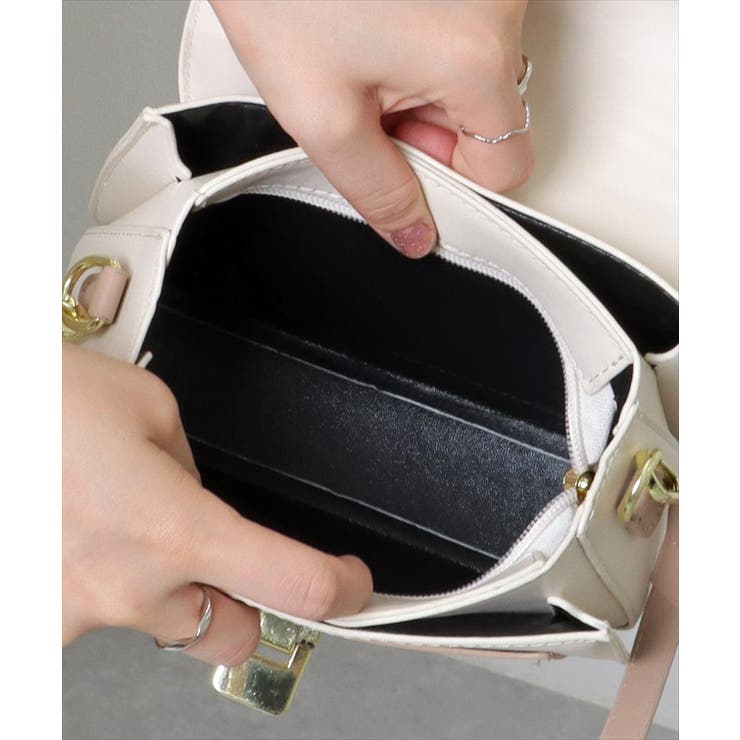 フェイクレザー 2WAY ラウンド | レースレディース  | 詳細画像11 