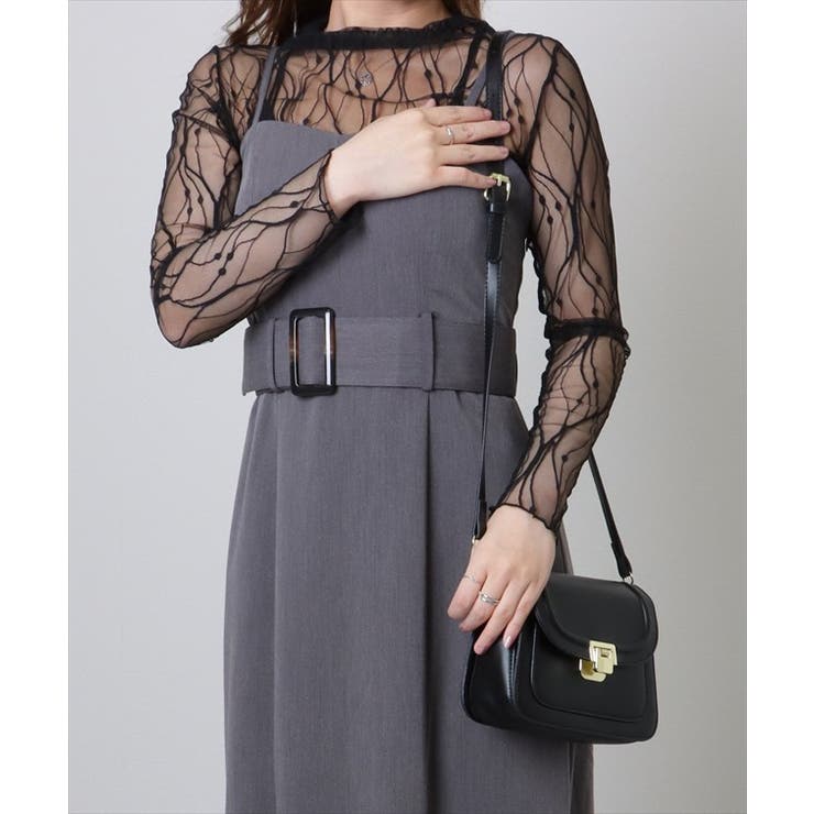 フェイクレザー 2WAY ラウンド | レースレディース  | 詳細画像6 