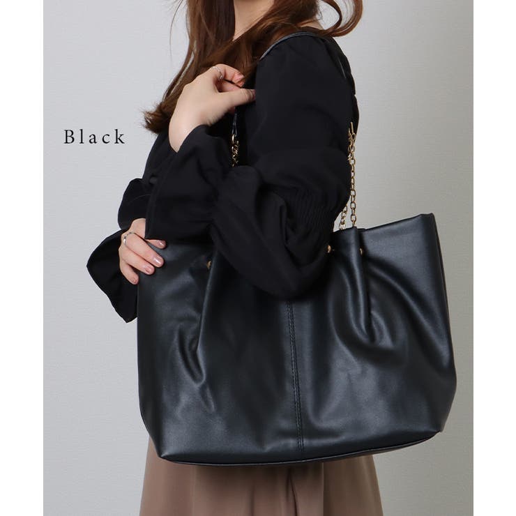 フェイクレザー チェーン ドッキング | レースレディース  | 詳細画像3 