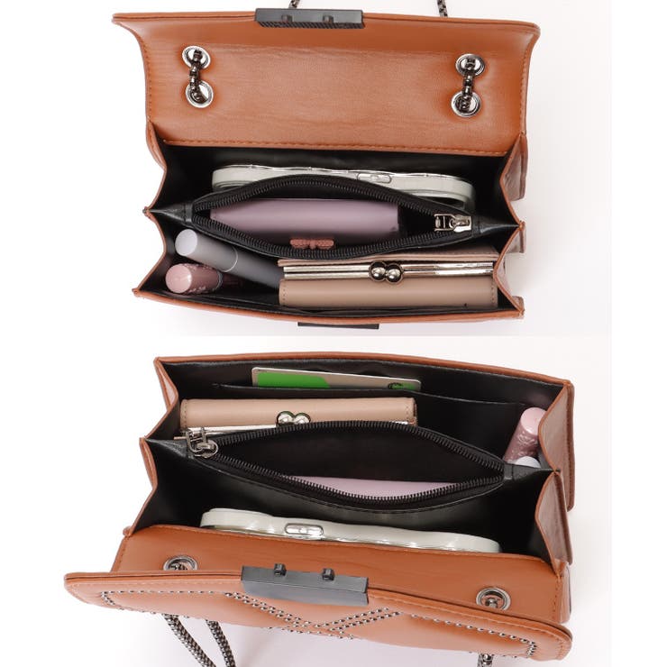 レフェイクレザー スタッズ スクエア | レースレディース  | 詳細画像20 