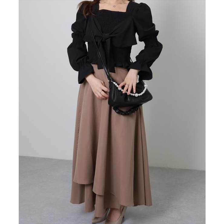 フェイクレザー パールチェーン付き 2WAY | レースレディース  | 詳細画像6 