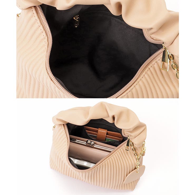 レザー調 ギャザーハンドル ストライプ | レースレディース  | 詳細画像19 