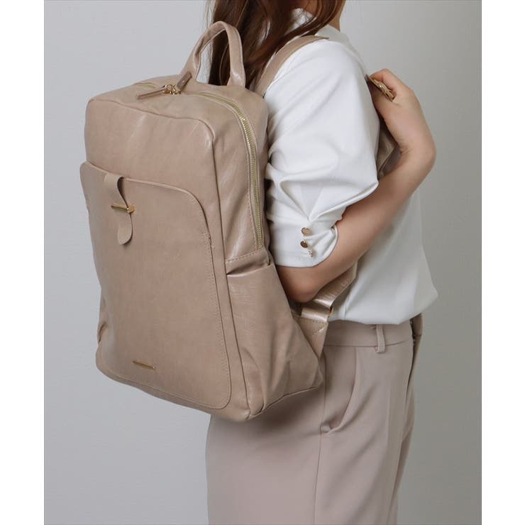 フェイクレザー ラウンドファスナー 多ポケット | レースレディース  | 詳細画像13 