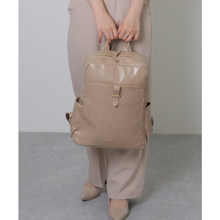 フェイクレザー ラウンドファスナー 多ポケット | レースレディース  | 詳細画像15 