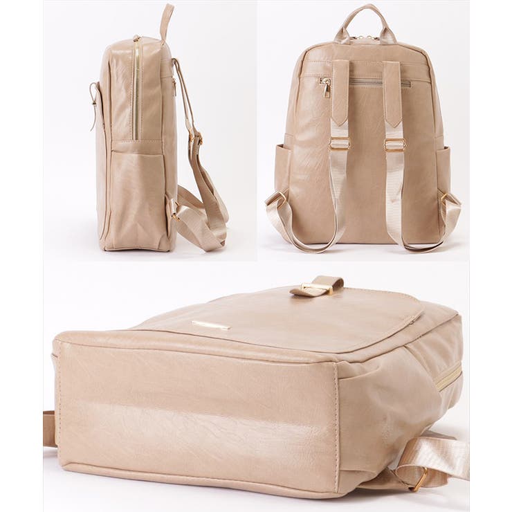 フェイクレザー ラウンドファスナー 多ポケット | レースレディース  | 詳細画像18 