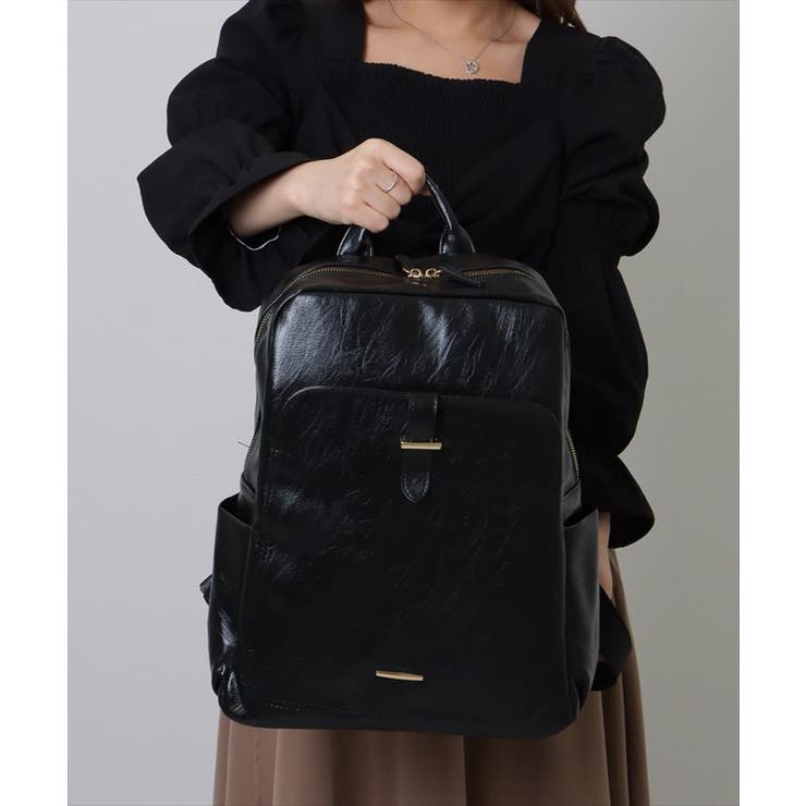 フェイクレザー ラウンドファスナー 多ポケット | レースレディース  | 詳細画像8 