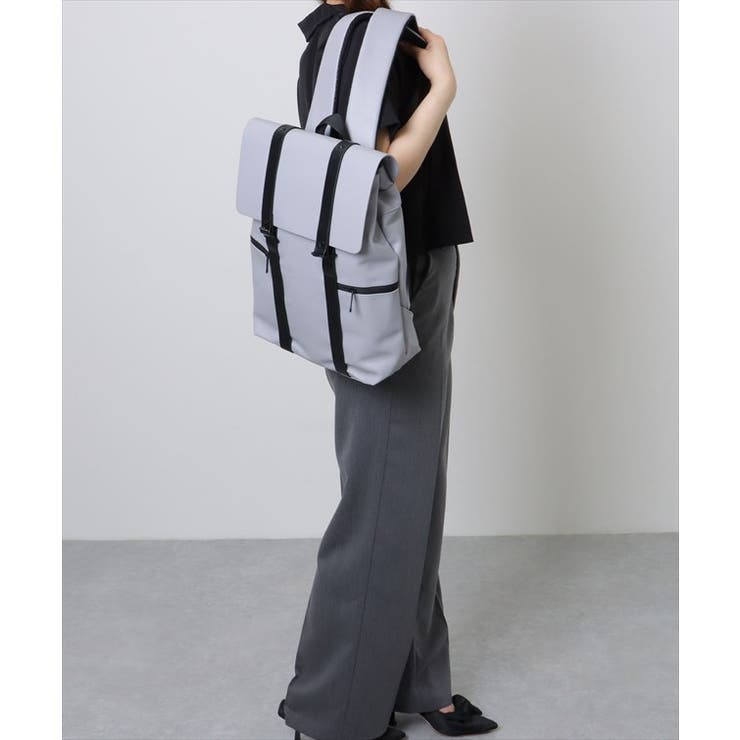 フェイクレザー 配色ライン スクエア | レースレディース  | 詳細画像9 