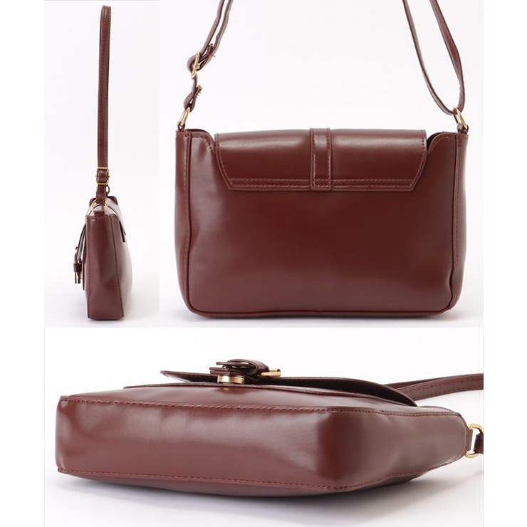 フェイクレザー スクール風 スクエア | レースレディース  | 詳細画像18 