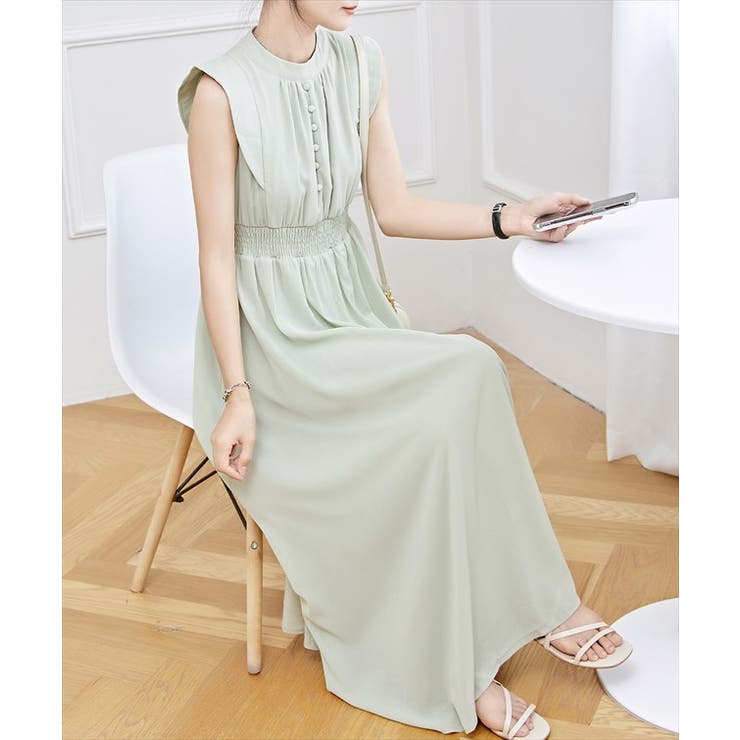 フロントボタン クルーネック ハイウエスト | レースレディース  | 詳細画像14 