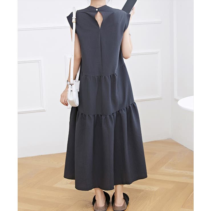 バンドカラー ティアード ギャザー | レースレディース  | 詳細画像8 