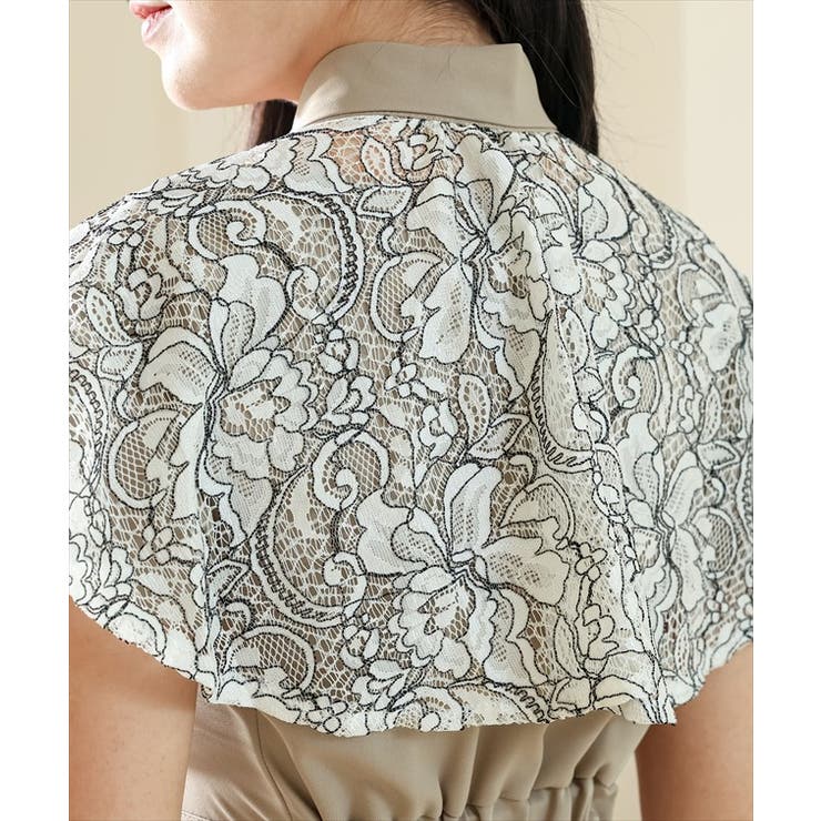 ボウタイ ケープ付き ハイウエスト | レースレディース  | 詳細画像17 