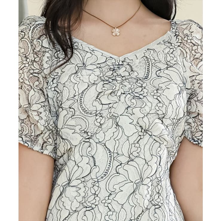 総レース Vネック マーメイド | レースレディース  | 詳細画像18 