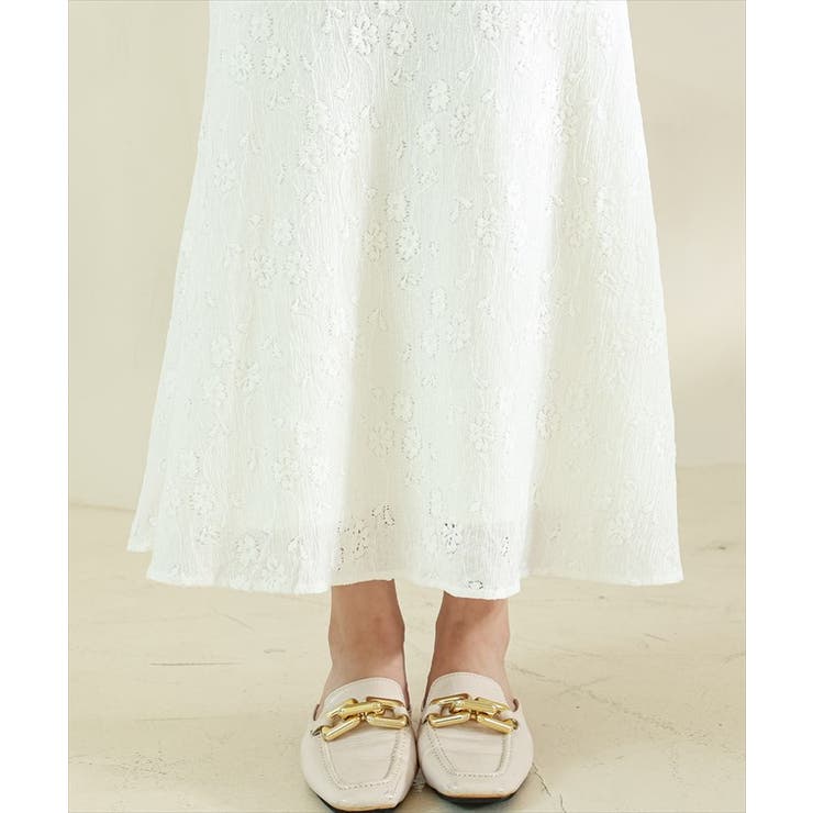 カットアウト パフスリーブ 総レース | レースレディース  | 詳細画像19 