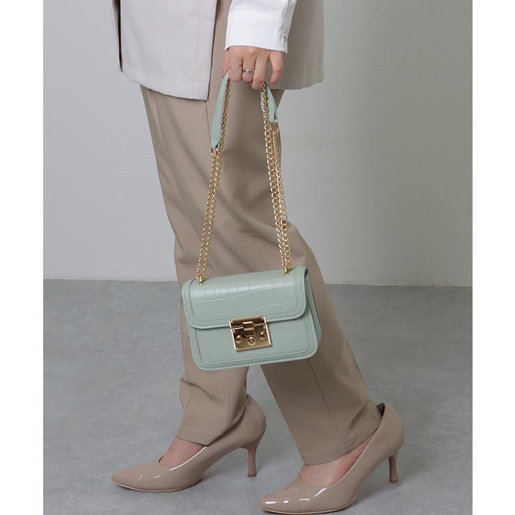 フェイクレザー クロコ風 型押し | レースレディース  | 詳細画像11 