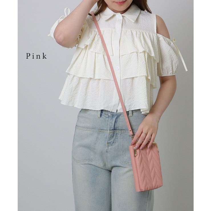 フェイクレザー キルティング がま口 | レースレディース  | 詳細画像14 