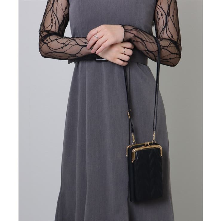 フェイクレザー キルティング がま口 | レースレディース  | 詳細画像5 