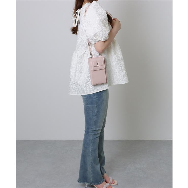 フェイクレザー メタリック ウエーブモチーフ付き | レースレディース  | 詳細画像14 