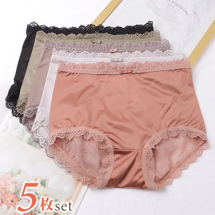 サテンフィットハイウエストレースドッキングショーツ 女性