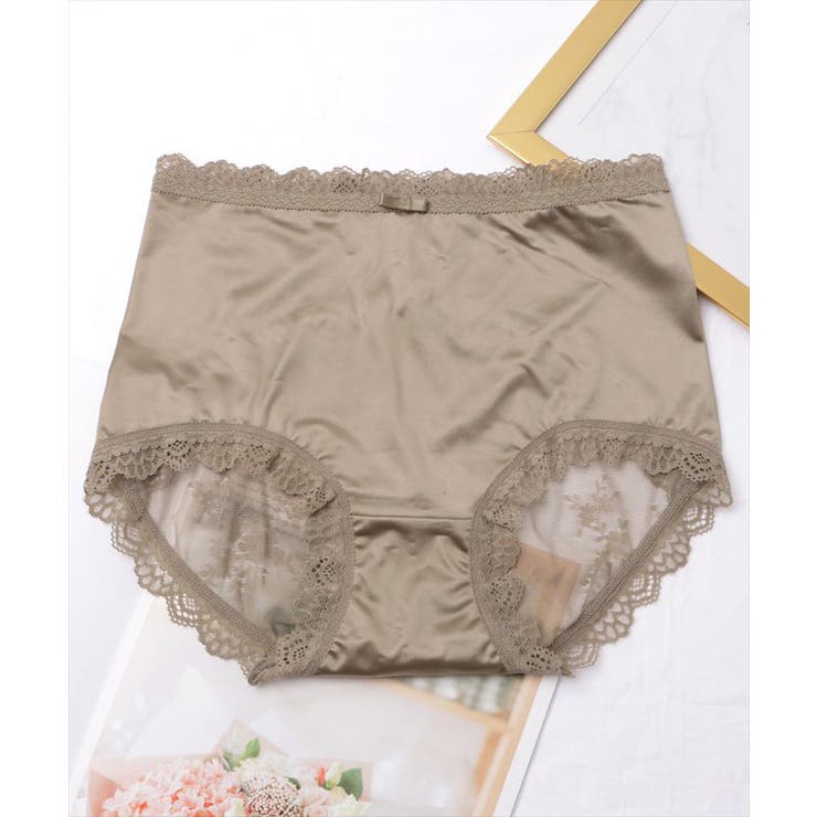 【5枚セット】サテンフィットハイウエストレースドッキングショーツ 女性 レディー… | レースレディース  | 詳細画像12 