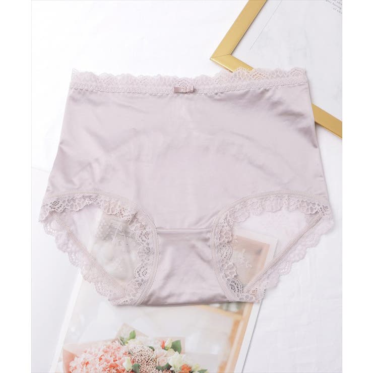 【5枚セット】サテンフィットハイウエストレースドッキングショーツ 女性 レディー… | レースレディース  | 詳細画像14 