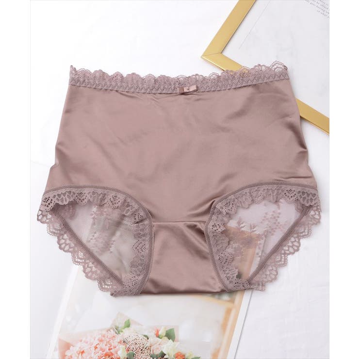 【5枚セット】サテンフィットハイウエストレースドッキングショーツ 女性 レディー… | レースレディース  | 詳細画像18 