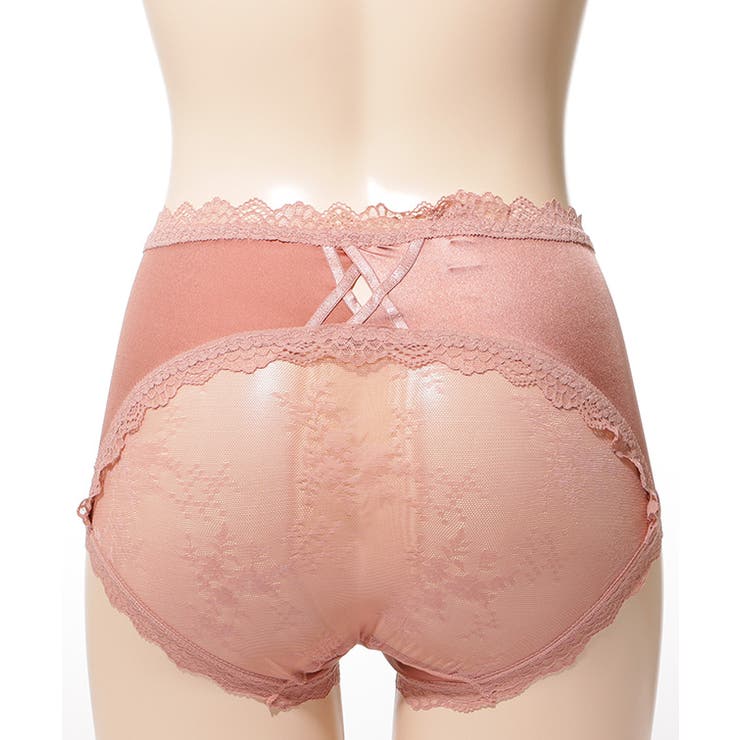 【5枚セット】サテンフィットハイウエストレースドッキングショーツ 女性 レディー… | レースレディース  | 詳細画像8 