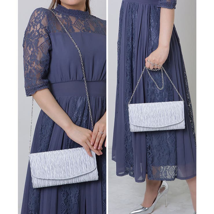 2WAY ギャザー スクエア | レースレディース  | 詳細画像10 