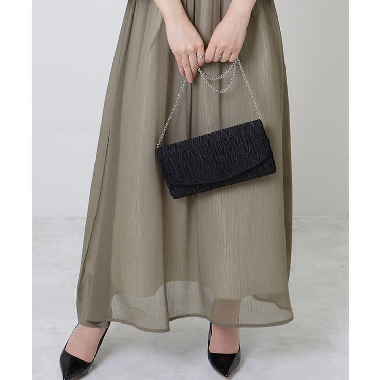 2WAY ギャザー スクエア | レースレディース  | 詳細画像4 