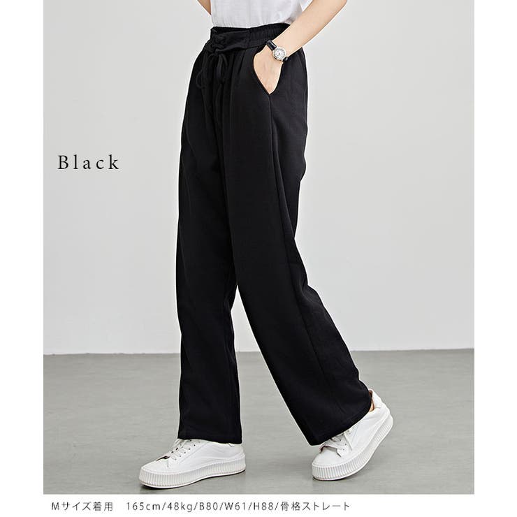 レースアップベルト付き ハイウエスト ワイド | レースレディース  | 詳細画像3 