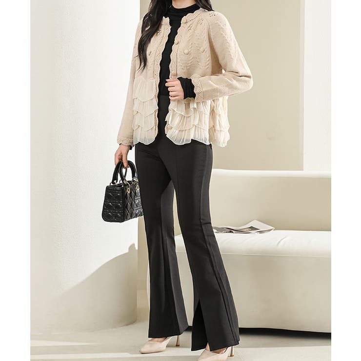 スカラップ ネック ティアード | レースレディース  | 詳細画像11 