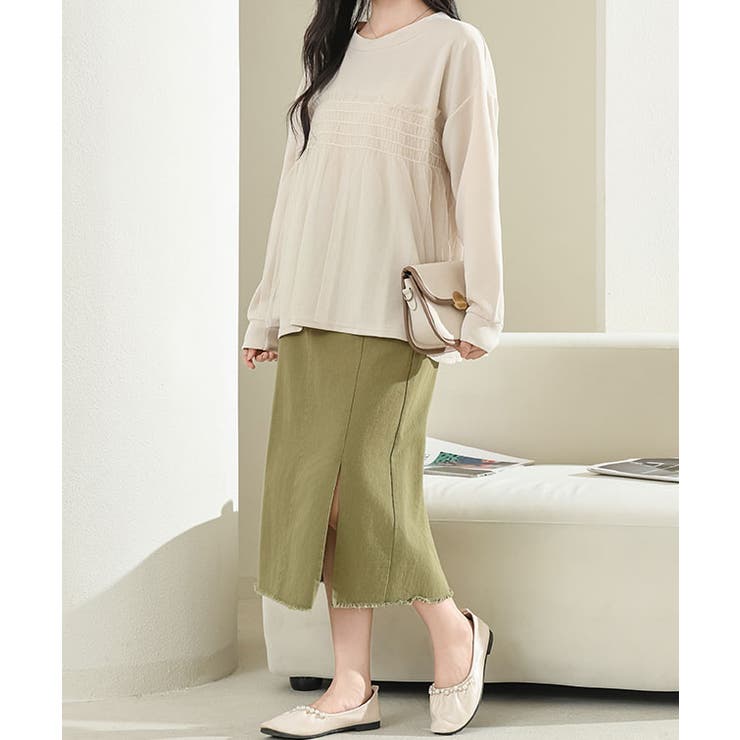 チュール ドッキング バルーン袖 | レースレディース  | 詳細画像11 