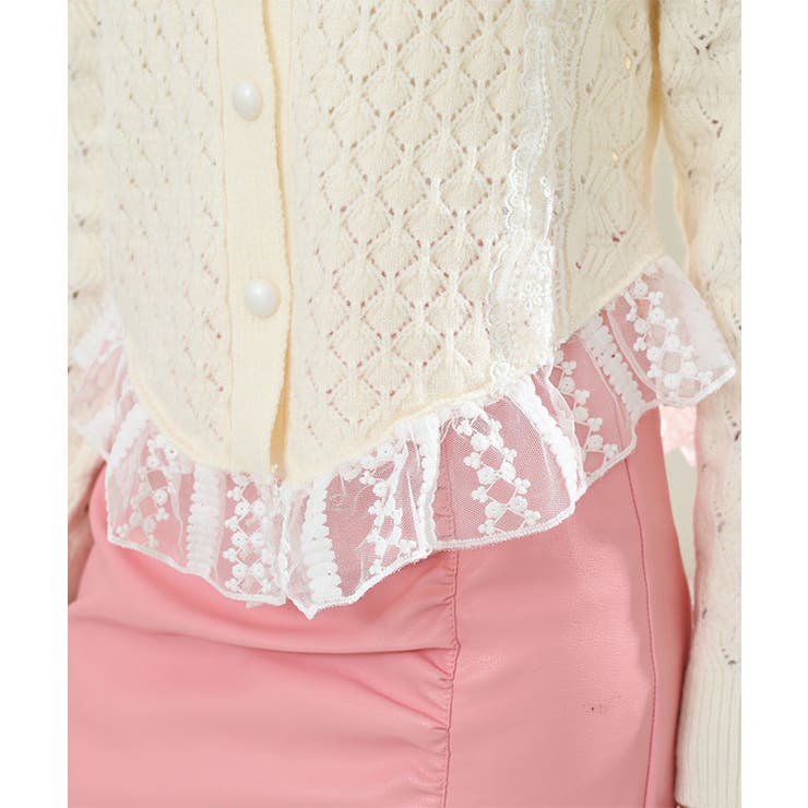 レース フリル 透かし編み | レースレディース  | 詳細画像12 