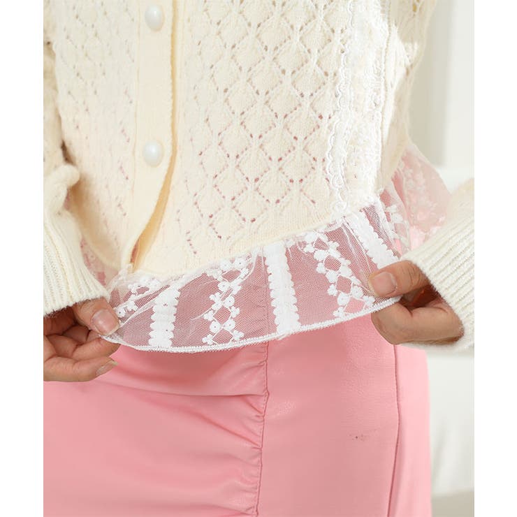 レース フリル 透かし編み | レースレディース  | 詳細画像13 