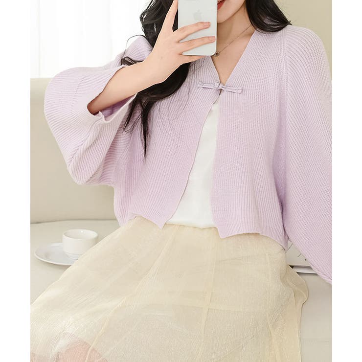 ボリューム袖 コンパクト ニット | レースレディース  | 詳細画像13 