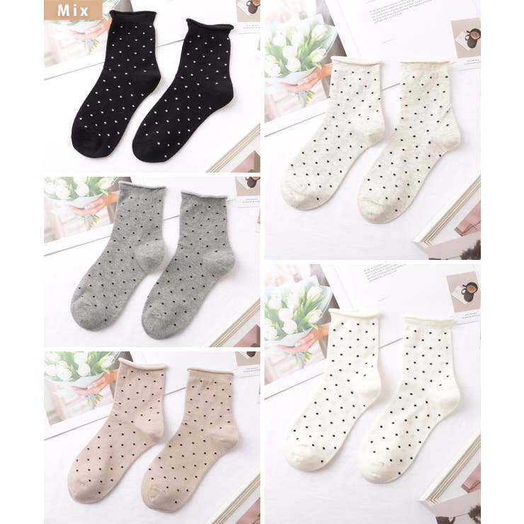 【10足セット】 シンプル ドット柄 | レースレディース  | 詳細画像3 