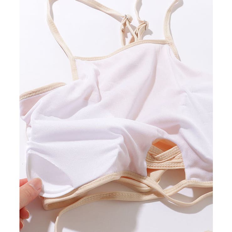 【3点セット】 パレオ付き ソリッドカラー | レースレディース  | 詳細画像16 