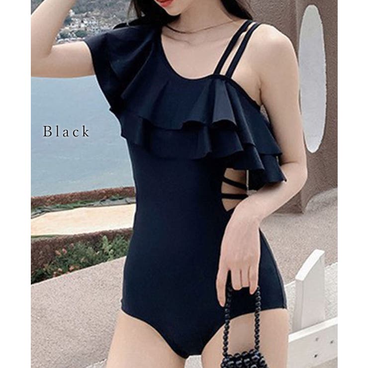 【2点セット】 パレオ付き ラッフルフリル | レースレディース  | 詳細画像3 